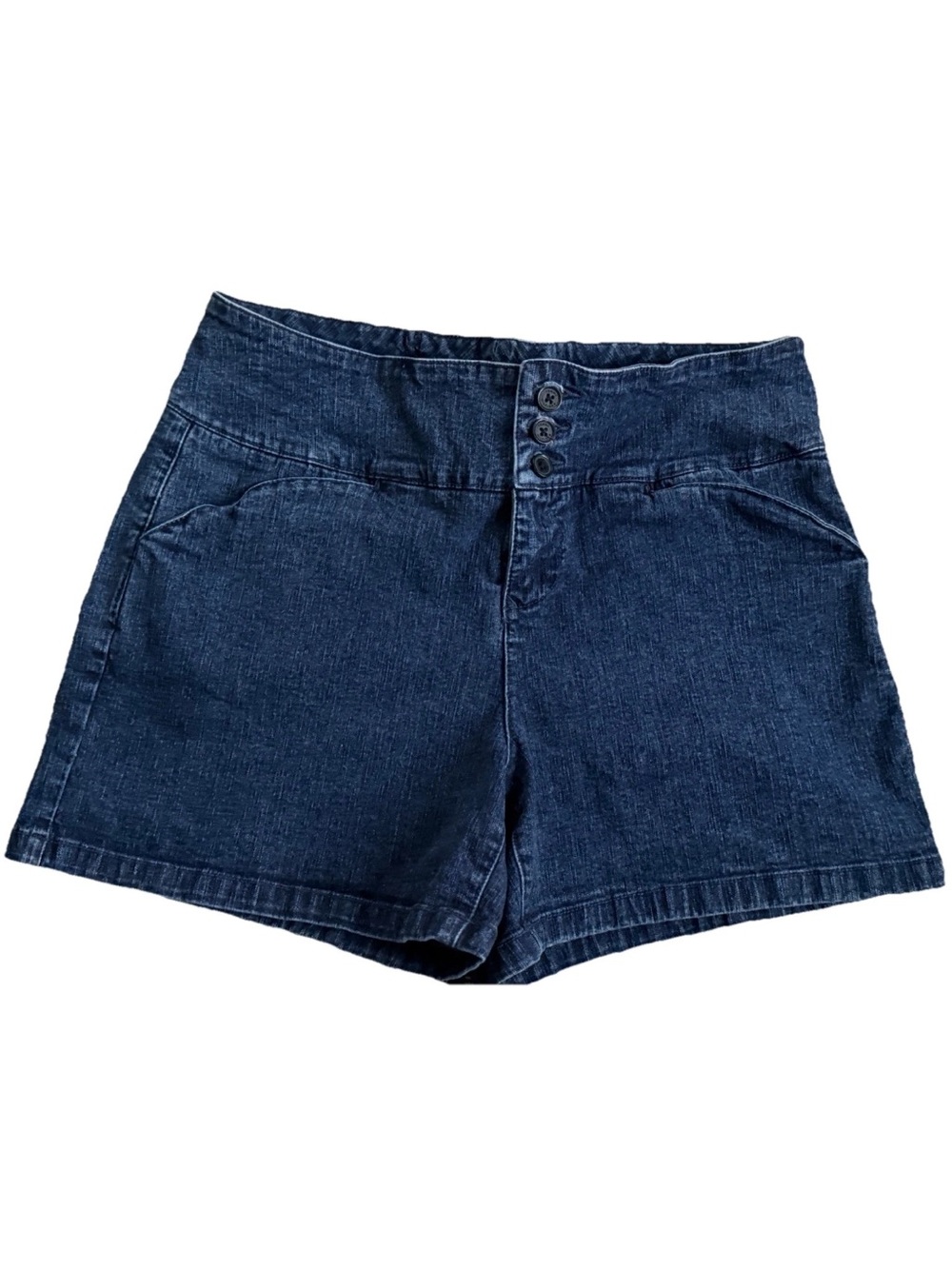 Tommy Hilfiger Vintage 2004 Women’s Denim Shorts Size 10 High Rise Lace-Up Back